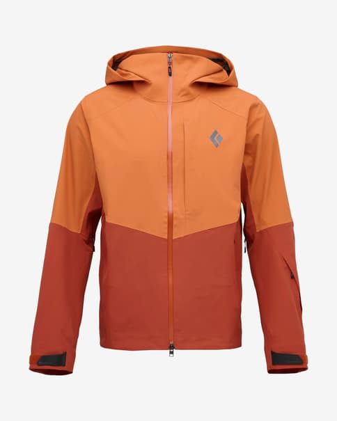 Chaqueta con capucha Black Diamond Recon Stretch Ski Shell naranja