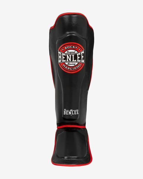 Espinilleras Benlee Buster negro rojo