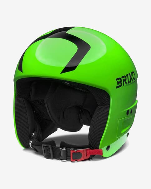 Casco Briko Vulcano FIS 6.8 verde infantil