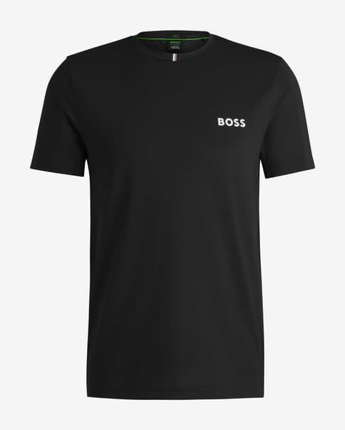 BOSS Green Tock Hexaquilt Short Sleeve Top | Deporvillage BOSS Green Tock Hexaquilt Short Sleeve Top | Deporvillage