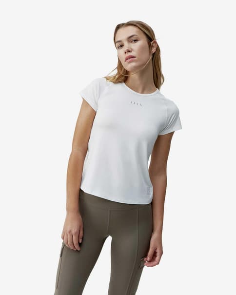Born Living Yoga Tora Short Sleeve T-shirt neutral white Women