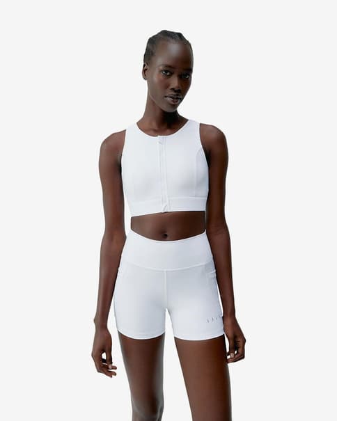 Top Born Living Yoga Eider blanco puro