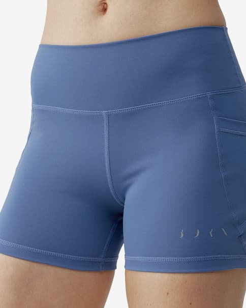 Malla corta Born Living Yoga Eider azul mujer