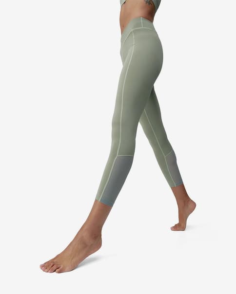 Malla larga Born Living Yoga Namir verde mujer