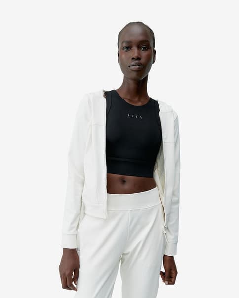 Chaqueta Born Living Yoga Nova blanco roto mujer