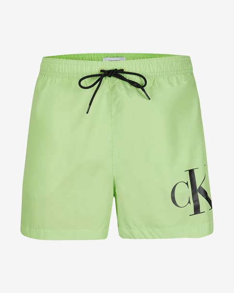 Bañador Calvin Klein Draw Logo verde claro