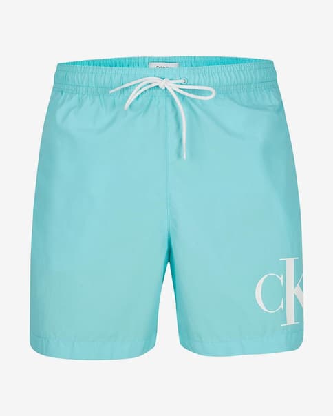 Bañador Calvin Klein Logo Monogram azul claro