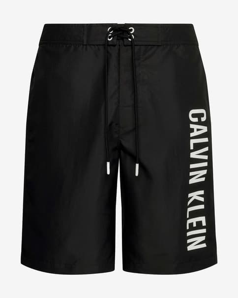 Bañador Calvin Klein Monogram Long negro blanco