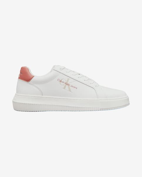 Zapatillas Calvin Klein Jeans Chunky Mono blanco puro rojo