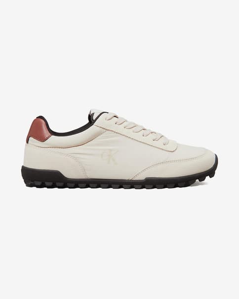 Zapatillas Calvin Klein Low Profile Runner blanco crema negro