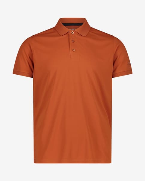 Polo CMP Piquet manga corta naranja oscuro