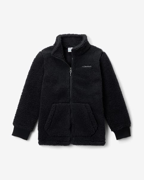 Forro polar Columbia Rugged Ridge II Full Zip negro oscuro infantil