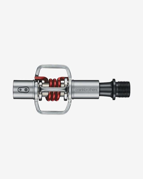 Pedales Crankbrothers Egg Beater 1 plata rojo