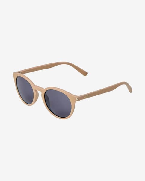 Gafas Cairn Brad marrón claro con lentes espejadas gris