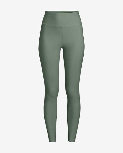 Malla larga Casall Graphic High Waist verde negro mujer