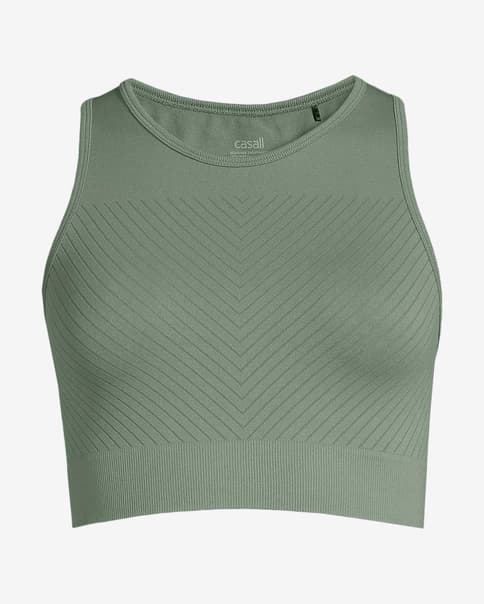 Top Casall Essential Block Seamless Sport verde