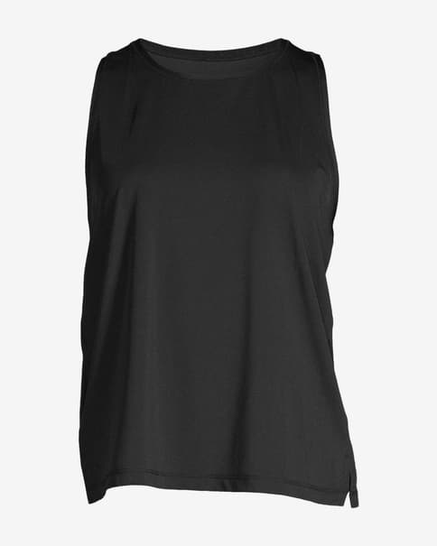 Camisola Casall Breeze Technical alças preta pura mulher.