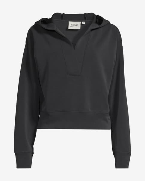 Sudadera con capucha Casall Peachy negro mujer