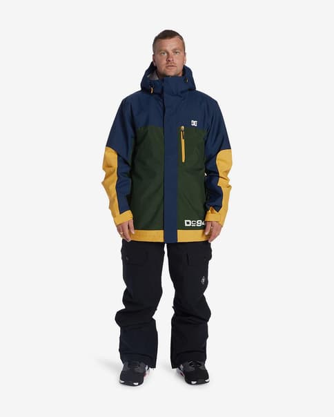 Giacca con cappuccio DC Shoes Defiant giallo blu scuro