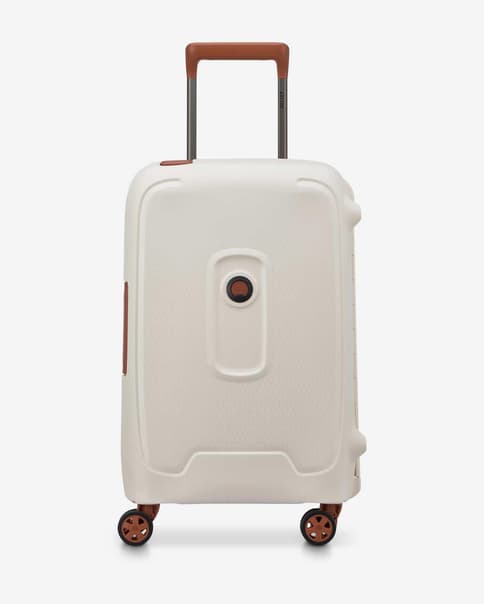 Delsey Moncey 36L Suitcase Cream White Brown