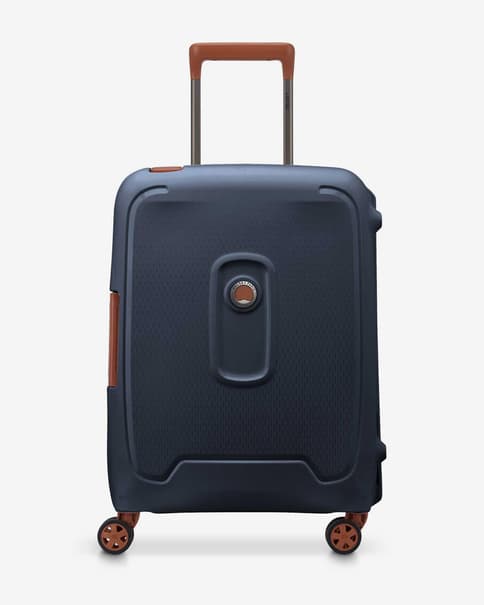 Suitcase Delsey Paris Moncey 36L navy blue brown