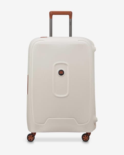 Delsey Moncey 73L Suitcase White Brown