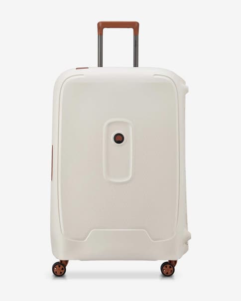 Delsey Moncey 117L Suitcase Cream White Brown