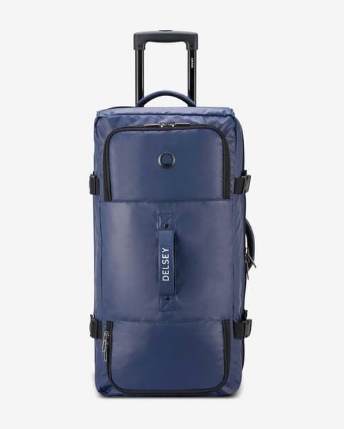 Delsey Raspail 79L Travel Bag with Wheels Blue Black