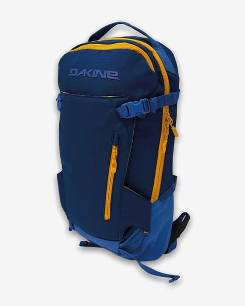 Mochila Dakine Heli 12L azul marino naranja