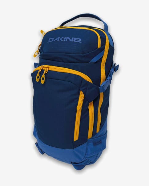Mochila Dakine Heli Pro 20L azul amarillo