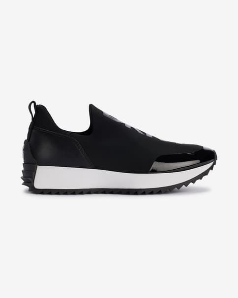 Zapatillas DKNY Nallen Slip On negro puro blanco mujer