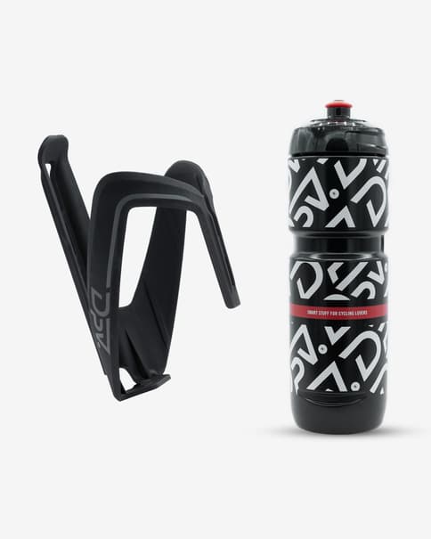 Kit DPV Portabidón y bidón 800ml negro blanco