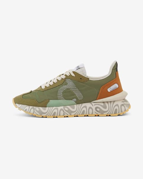 Zapatillas Duuo Sensei Moon verde caqui marrón