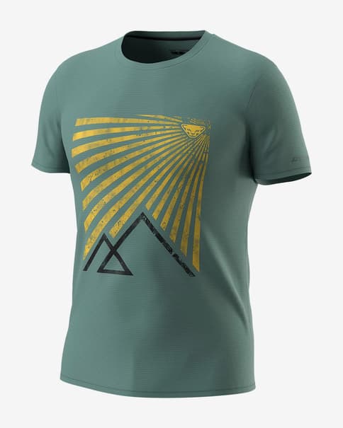 Camiseta Dynafit Transalper Graphic manga corta azul turquesa