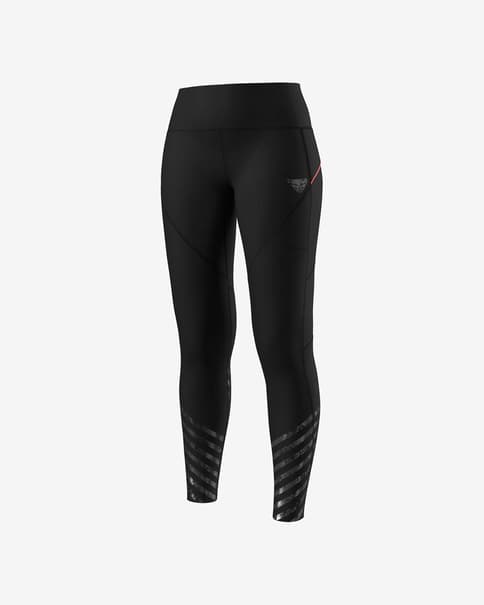 Malla larga Dynafit Trail Reflective negro carbón mujer