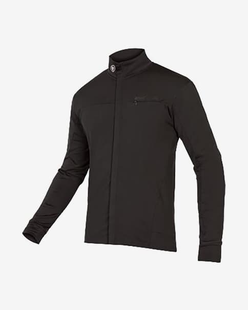 Maillot Endura Xtract Roubaix manga larga negro