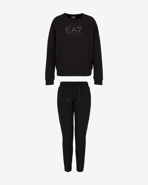 Chandal EA7 Comfy negro puro mujer