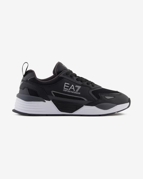 Zapatillas EA7 Evolution Logo negro puro blanco