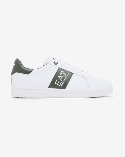 Zapatillas EA7 Court blanco verde