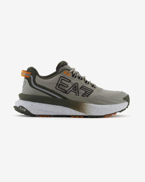 Zapatillas EA7 Modern Logo Running Performance gris negro verde