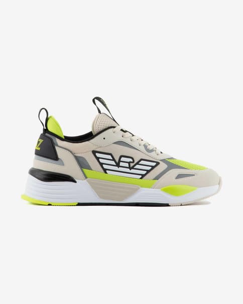 Zapatillas EA7 Emporio Armani Ace Runner beige verde negro