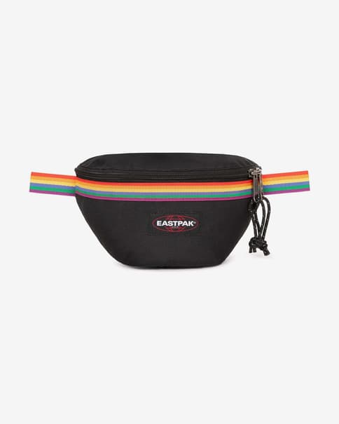 Riñonera Eastpak Springer 2L negro naranja verde