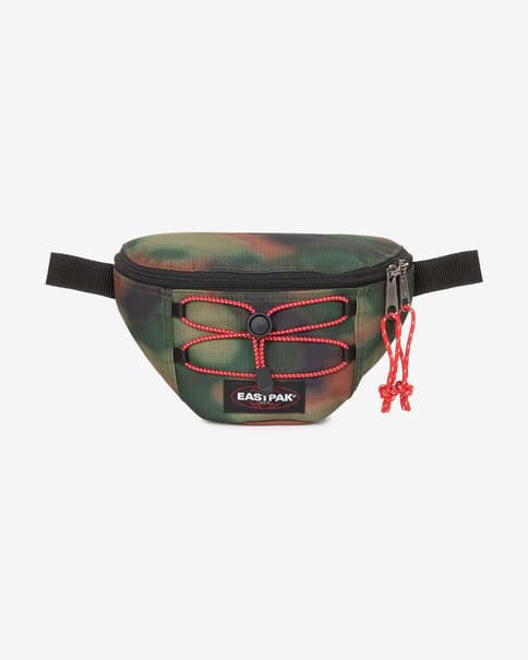 Riñonera Eastpak Springer 2L verde negro rojo