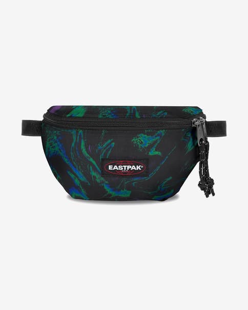 Riñonera Eastpak Springer 2L negro puro verde azul