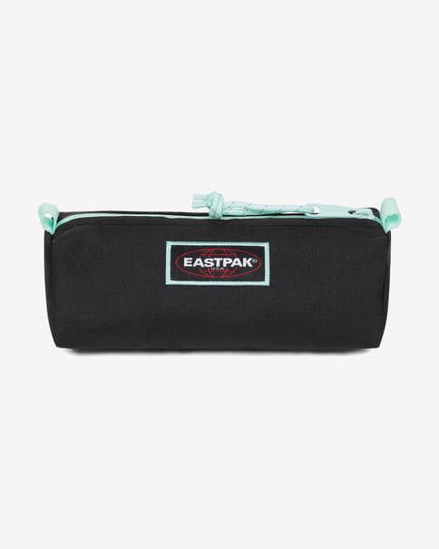 Estuche Eastpak Benchmark Single negro puro verde turquesa