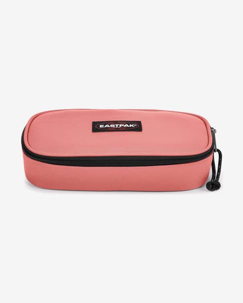 Estuche Eastpak Oval S rosa salmón negro