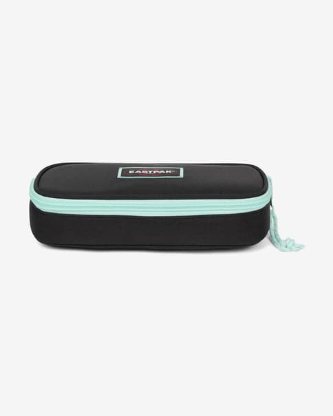 Estuche Eastpak Oval Single negro puro verde claro