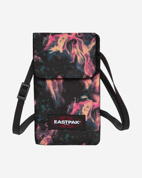 Bandolera Eastpak Daller negro puro rosa