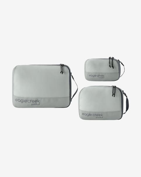Pack de estuches organizadores Eagle Creek Pack-It Reveal Cube Set gris