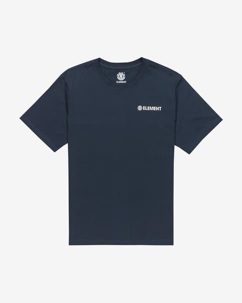 Camiseta Element Blazin Chest manga corta azul oscuro crema
